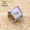 High quality design for square shape wholesale cufflink boxes