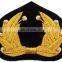 RAN Gold Bullion Embroidered badge, Navel Captain Cap Badge, Navy officer cap badge