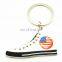 Popular Wholesale Quality GIFT Metal G SHINING FASHION KEY CHAIN Keyring