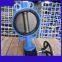 D371X/1.4529-10Q DN100 worm gear 1.4529 disc wafer butterfly valve used in power station