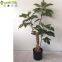 Artificial Fiddle Leaf Fig Tree Potted Bonsai Ficus Lyrata Green Plant Indoor Decoration