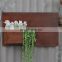Rusty corten steel wall pocket planter/hanging planters