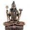 Buddhism temple decoration bronze lord shiva shakti statue