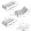 Multiple choices wooden corrugated paper cat scratch sofa bed scratching lounge board
