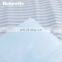 Nordic Design 100% Polyester Yarn Dyed Blue White Bed Sheet Sets Bedding With Fitted Sheets