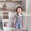 5282 Update 300 new styles per month girl kids clothing short girls' t-shirts