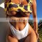 2019 Sexy Leopard Swimsuit Women Swimwear One Piece Bodysuit Push Up Monokini Cut Out Bathing Suits Swim Suit Female Beachwear