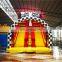 Inflatable  Racing track bounce house with double slide ,Inflatable  jumping  and double slide bouncer on  attractive place