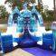 Large 2 Lanes Waterslide Inflatable Water Slide With Pool