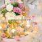 Nice design decoration mirrored wedding flower stand centerpieces for sale