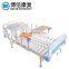One Crank Manual Hospital Medical Nursing Bed Strip Model Surface With ABS Head Alumi Steal Collaps Sponge no Universal Wheels