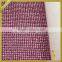 Rose Red Glass Bead Sheets Hot Fix Crystal Sheets with Glue Wholesale FRM-173