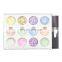 classical type good quality chinese wholesale 12 colors hexagonal shape glitter sequins nail art decoration