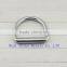 New design shiny sliver color handbag bulk metal d ring
