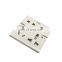 Wall outlet plastic standard grounded switched wall socket mould