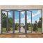 Gouble Glass Patio Accordion Aluminum alloy frame Folding Door With Insect Screen
