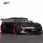 Beautiful newest wide body kit for Chevrolet Camaro in MB style carbon fiber front lip rear lip side skirts fender wing spoiler