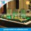 Plaza shopping mall building model with cars ,human figures, architectural scale models