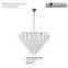 Luxury modern personality  living room  feather leaf glass chandelier