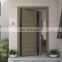 Wholesale price villa entrance factory manufacturer front wooden house sidelight exterior main double door designs