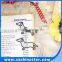 Mini dog shape paper clip PET coated PMS color