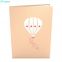 Hot Air Balloon Valentine’s Card Best 3D Pop up Card Gift for My Sweet Daughter