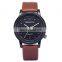 Rebirth RE025 Reloges Orange Leather Strap Quartz Women Wristwatch Luxury Branded Analog Lady Watch