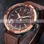 NAVIFORCE 9056 Men's Quartz watch Fashion Casual Sport Waterproof Leather watches men wrist chronograph