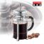 chrome metal french coffee press, practical coffee press maker,stainless steel glass coffee press