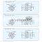Hong Sen Helical Planetary Gearbox for servo motor Ratio 1:3 1:4 1:5 1:7 1:10 1:12 1:15 1:16 1:20 1:25 1:28 1:30 1:35 1:40
