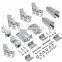 Heavy duty farm industry 600lbs double barn door hardware hanger kits for interior or external barn door