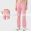 Fleece Wide Leg Baggy Wholesales Women Elastic Waist Casual Sweatpants With Pockets 65Cotton 35Nylon