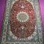 3'x5' handmade silk persian prayer rug