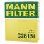 Original Genuine MANN Cabin Filter Car Engine Filter C26151 13721736675 For bmw