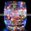 USB powered ip65 flexible rgb magic color led copper wire string lights