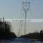 Q345 HDG Low Voltage Electric Metal Utility Poles 32M 20KN / Hot Rolled Steel Pole