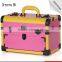 Small Hair Stylist Beauty Tool Display Cases Portable Cosmetic Makeup Case With Carring Handle