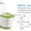 Fashion design green color bathroom one piece toilet wc