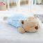 Plush Toy Sleeping Bear/Soft Gift Toy Laying Bear with Eyes Close to Sleep/Stuffed Toy Bear with Colorful T-Shirt