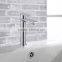 Deck Mounted Polished Surface Finishing Bathroom Faucet
