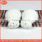 salt shaker white ceramic salt and pepper shaker set