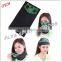 seamless multi function black skull face mask microfiber bandana