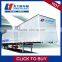 A single operation tri axle skeleton semi trailer