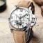 New arrival vegue chronograph relojes de moda Newest business watch