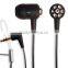 2015 New product sample free music studded diamond glowing earphone
