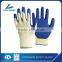 Lowest price 10G poly/cotton liner with Latex coated safety working glove