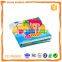 hot selling marine animal cloth soft book ,making in fabric cloth ,first baby book AZO EN71 ROHS 6P