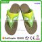 new style promotional handmade women jute beach flip flop