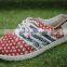 The national flag design Lazy laces up canvas shoes
