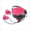 free shipping promotion retractable earphone amount to wireless earphone with microphone